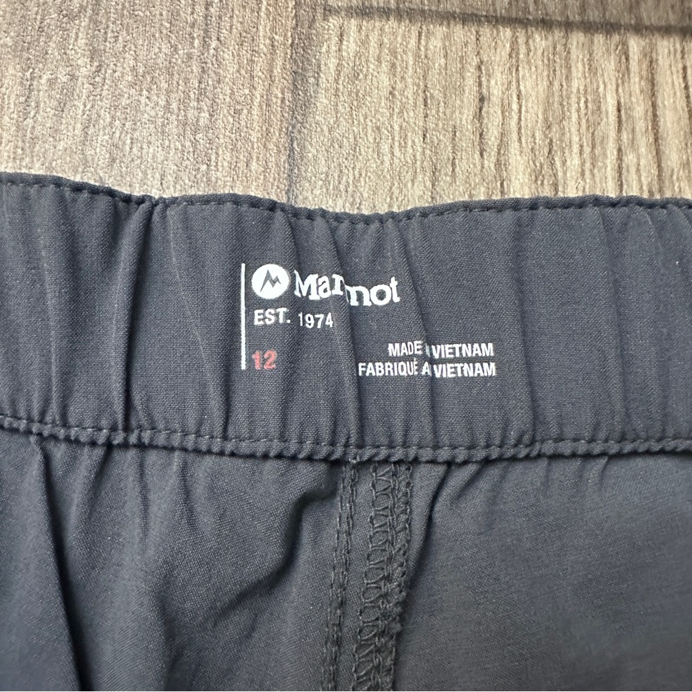 Marmot Short Outdoor Hiking Nylon Shorts Women’s XL(12) Dark Steel - Picture 3 of 11